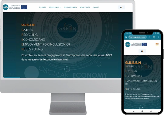 création site vitrine green project - digital agency karuweb